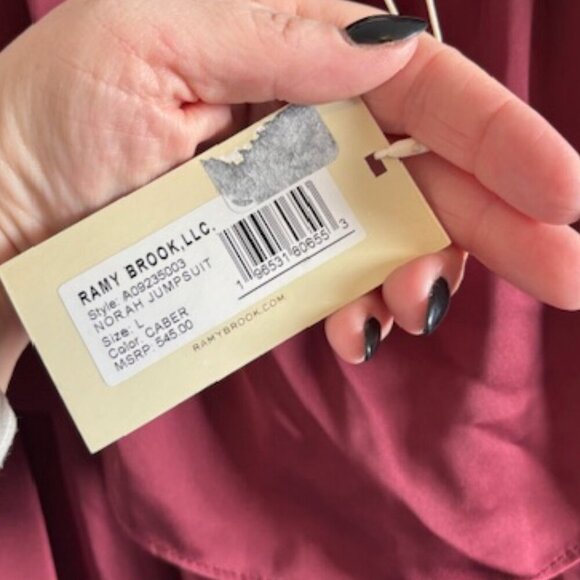 NWT Ramy Brook Norah Jumpsuit size L - Picture 6 of 7